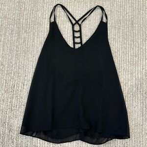 Forever 21 Black Strappy Top